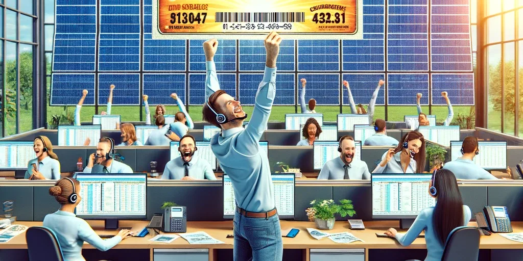 solar-call-center-appointments Jackpot winner call center