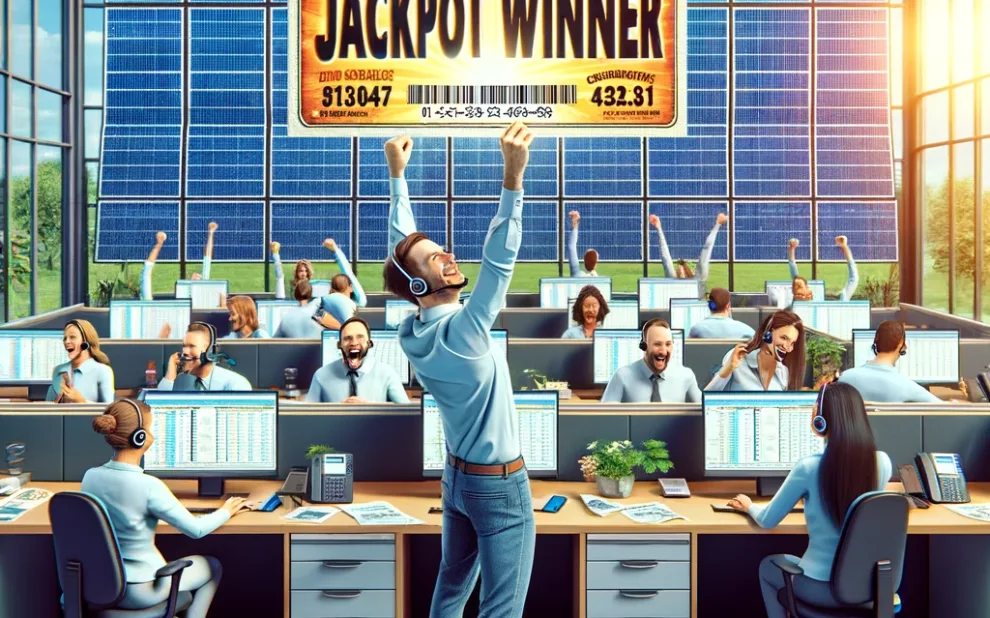 solar-call-center-appointments Jackpot winner call center